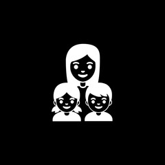 Mother with Two Children
