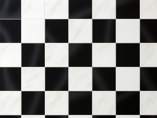 Eye catching Subtle Gradient Checkered Floor With Metallic Surfaces