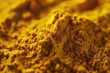 Vibrant yellow curry powder