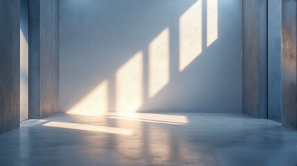 Empty White Room Without Furniture