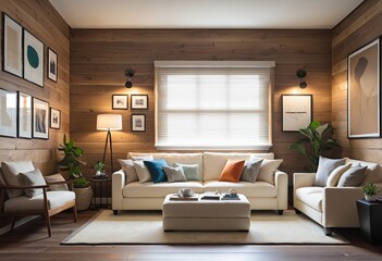 Fototapeta premium Stylish Nordic Apartment Interior
