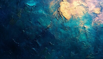 Abstract texture with deep blue and gold hues providing a stunning visual for artistic or design projects