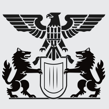 Exploring the German Coat of Arms: A Symbol of Unity, Strength, and National Heritage Logo Design.