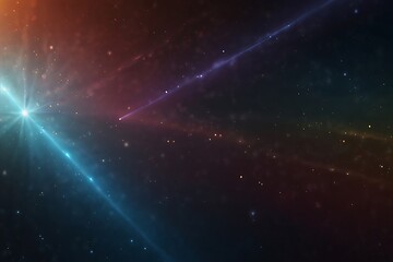 Lighting  lens flare background 