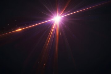 Lighting  lens flare background 