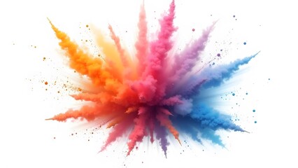 colorful smoke cloud