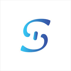 Lettermark S Modern Minimal Logo Design