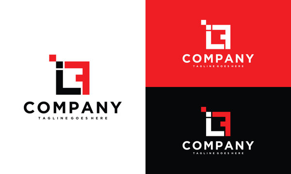 Letter IF / ILF logo icon design template elements