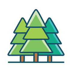 Tree Vector illustration for print