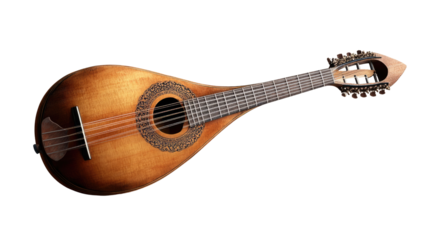 Vintage Cavaquinho: A Detailed Close-up of a Classic Portuguese Cavaquinho