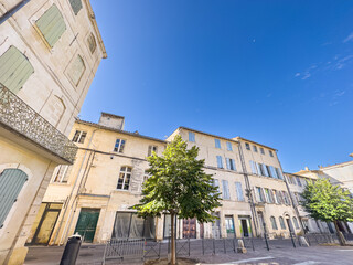Discovering the Essence of History: Street View of Old Village Beaucaire