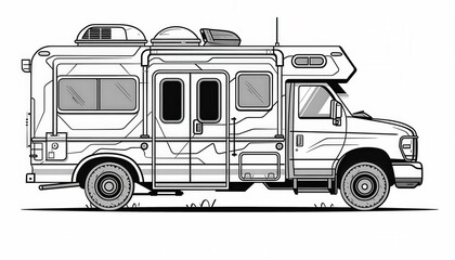 A rugged off-road camper van perfect for adventurous travels. Ideal for exploring remote locations with style and comfort.