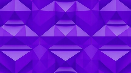Purple Geometric Pattern: A captivating seamless texture of overlapping purple triangles creates a mesmerizing visual experience. This abstract design is perfect for contemporary interiors, branding.