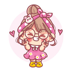 Cozy Daydreams cartoon Vector Illustration