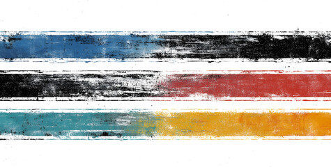 Vector border lines with rough edges . Markers line border with distressed edges . Grunge tiny underlines, borders, dividers for your design . Straight grungy stroke collection