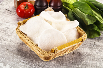 Viietnamese crab chips for snack