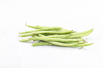 Raw fresh young green bean