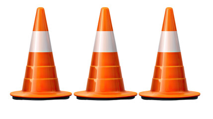 Traffic Cones Trio 