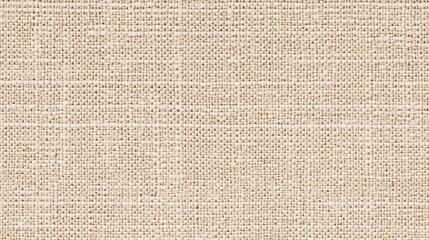 High Definition Beige Woven Fabric Texture. Perfect for Interior Design Inspiration. Natural Beige Fabric Sample.