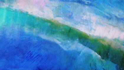 Mesmerizing Abstract Blue and Green Texture with Fine Wavy Lines, Subtle Gradient Flow, and Rippling Patterns for Digital Design Banner