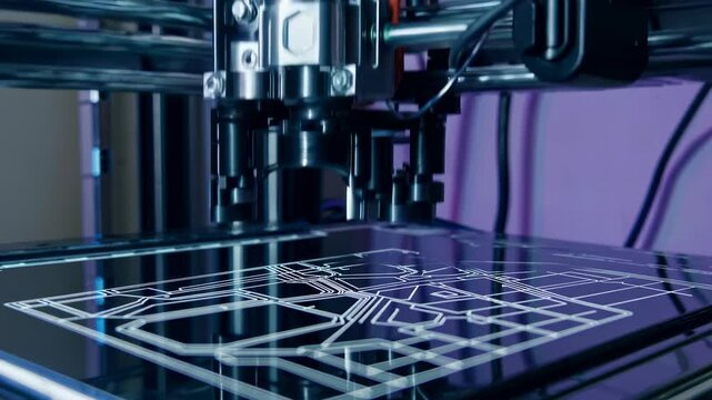 Exploring the intricacies of 3D printing technology in a modern workshop setting