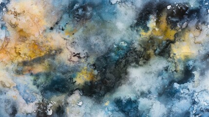 Abstract Watercolor Painting: A Symphony of Colors and Textures
