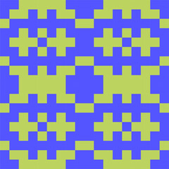 Pixel seamless pattern vector background for business or decoration