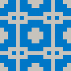 Pixel seamless pattern vector background for business or decoration