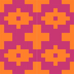 Obraz premium Pixel seamless pattern vector background for business or decoration