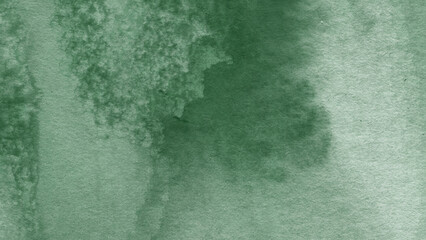 Hunter green watercolor texture background
