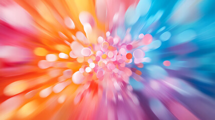 Obraz premium A vibrant explosion of colors, creating a dynamic and energetic visual experience, perfect for backgrounds and graphic designs.