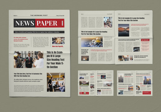 Professional Newspaper Template