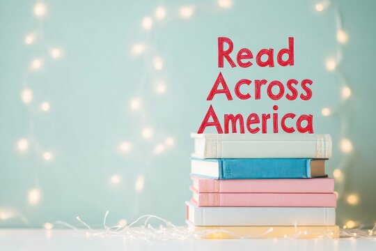 Celebrating Read Across America Day with Vibrant Childrens Books in Playful Typography - Powered by Adobe