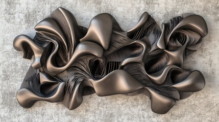 Abstract Metal Wall Art: A Stunning Modern Architectural Design