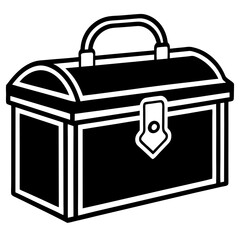 black box isolated on white background