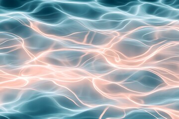Fototapeta premium Abstract Waves Flowing Light Design