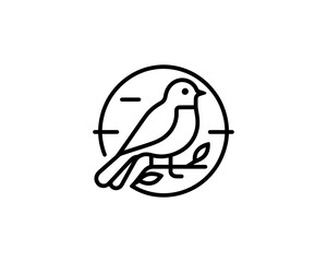 Bird Logo Design Vector Illustration.