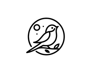 Bird Logo Design Vector Illustration.