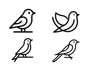 set of birds