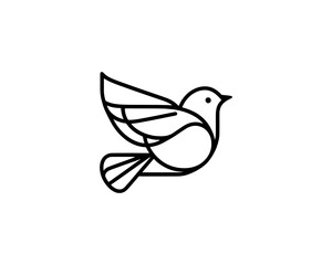 Bird Logo Design Vector Template