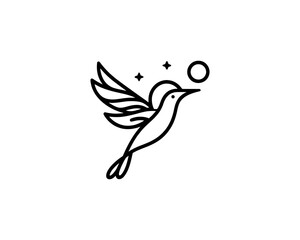 Bird Logo Design Vector Template