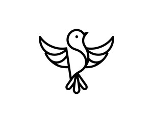Bird Logo Design Vector Template