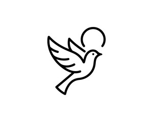 Bird Logo Design Vector Template