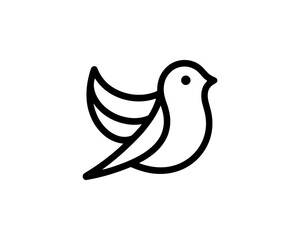 Bird Logo Design Vector Template