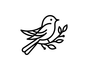 Bird Logo Design Vector Template