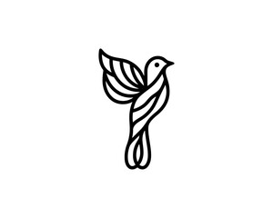 Bird Logo Design Vector Template