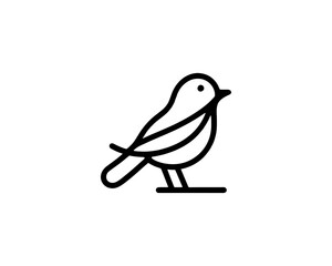 Bird Logo Design Vector Template