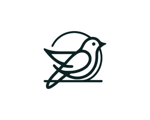 Bird Logo Design Vector Template