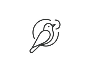 Bird Logo Design Vector Template