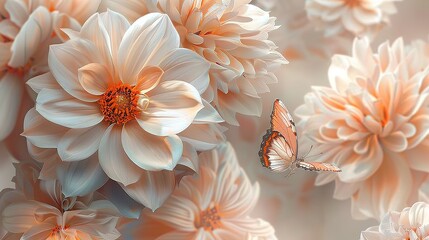 Beautiful_flower_with_butterfly_in_the_style_